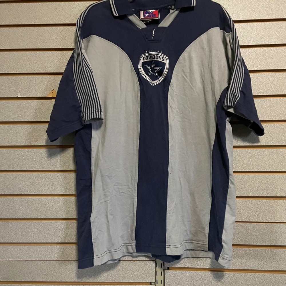 Vintage Dallas Cowboys Pro Player Polo Shirt Men's Size‎ XL NFL Football